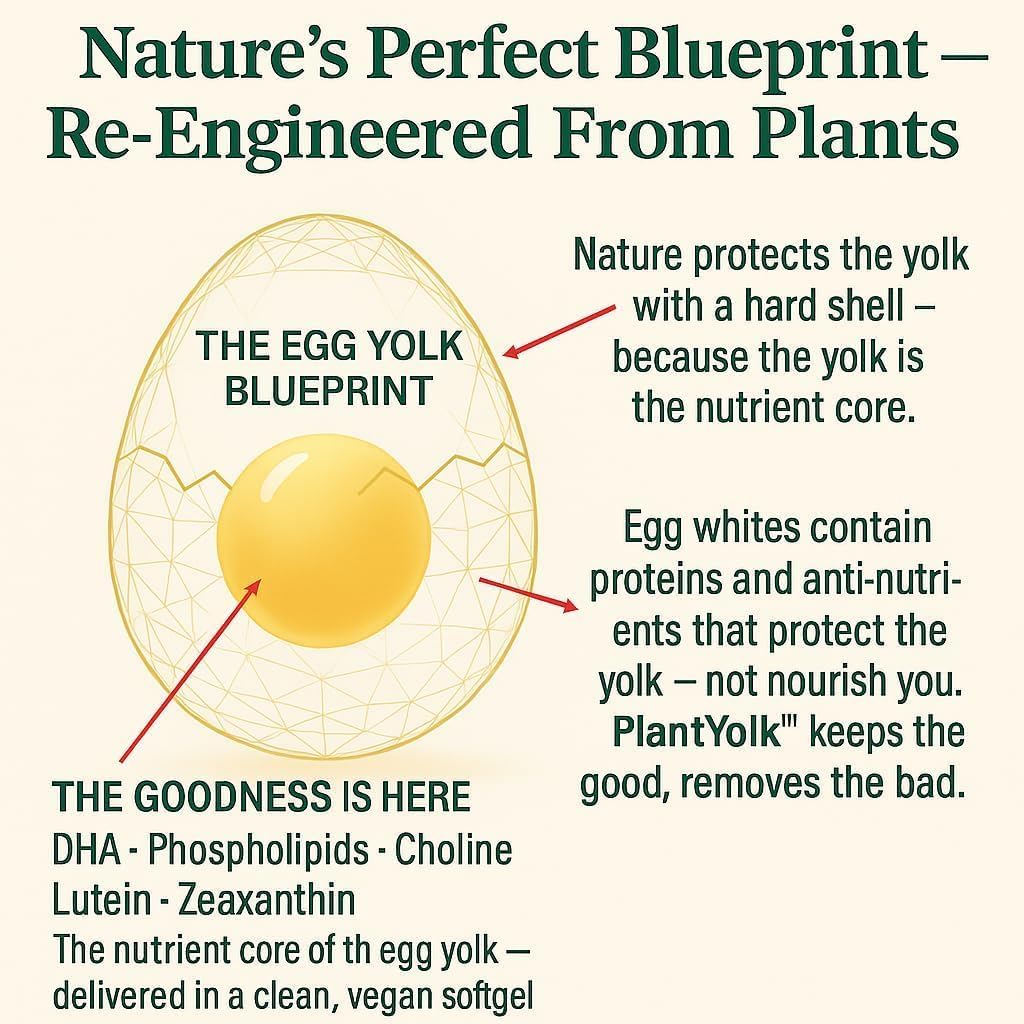 Vegan Omega 3 + D3, Choline, Lutein and Zeaxanthin + astaxanthin + DHA + EPA from Algal Oil - Eye and Brain Support | 120 Capsules