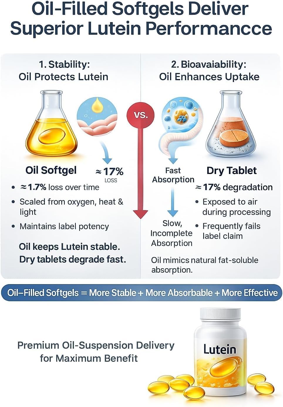 Vegan Omega 3 + D3, Choline, Lutein and Zeaxanthin + astaxanthin + DHA + EPA from Algal Oil - Eye and Brain Support | 120 Capsules
